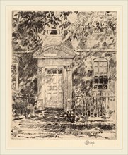 Childe Hassam, Portsmouth Doorway, American, 1859-1935, 1916, etching and drypoint