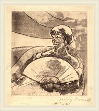Mary Cassatt, In the Opera Box (No. 3), American, 1844-1926, c. 1880, soft-ground etching and