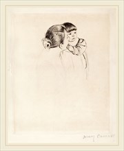 Mary Cassatt, Peasant Mother and Child, American, 1844-1926, c. 1894, drypoint