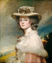George Romney, Mrs. Davies Davenport, British, 1734-1802, 1782-1784, oil on canvas