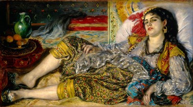 Auguste Renoir, Odalisque, French, 1841-1919, 1870, oil on canvas