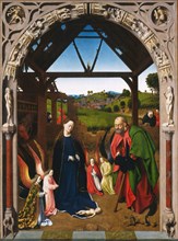 Petrus Christus, The Nativity, Netherlandish, active 1444-1475-1476, c. 1450, oil on panel