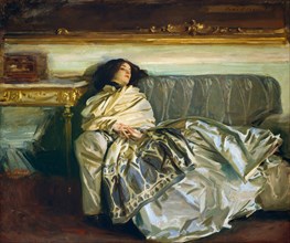 John Singer Sargent, Nonchaloir (Repose), American, 1856-1925, 1911, oil on canvas