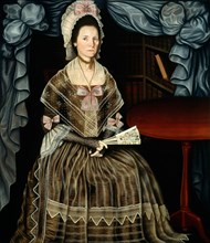 Winthrop Chandler, Mrs. Samuel Chandler, American, 1747-1790, c. 1780, oil on canvas