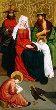 Bernhard Strigel, Saint Mary Salome and Her Family, German, 1460-1461-1528, c. 1520-1528, oil on