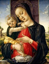 Bartolomeo Vivarini, Madonna and Child, Italian, c. 1430-1432-c. 1491 or c. 1499, c. 1475, tempera