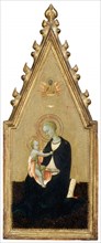 Sassetta, Madonna of Humility, Italian, probably 1392-1450, c. 1435-1440, tempera on panel