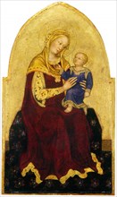 Gentile da Fabriano, Madonna and Child Enthroned, Italian, c. 1370-1427, c. 1420, tempera on panel