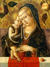 Carlo Crivelli, Madonna and Child, Italian, c. 1430-1435-1495, c. 1490, tempera on panel