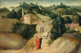 Giovanni Larciani (Master of the Kress Landscapes) (Italian, 1484-1527), Scenes from a Legend,