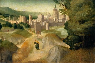 Giovanni Larciani (Master of the Kress Landscapes) (Italian, 1484-1527), Scenes from a Legend,