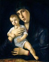 Giovanni Bellini, Madonna and Child, Italian, c. 1430-1435-1516, c. 1480-1485, oil on panel