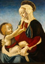 after Andrea del Verrocchio, Madonna and Child, c. 1470-1480, tempera on panel