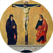 Francesco del Cossa, The Crucifixion, Italian, c. 1436-1477-1478, c. 1473-1474, tempera on panel