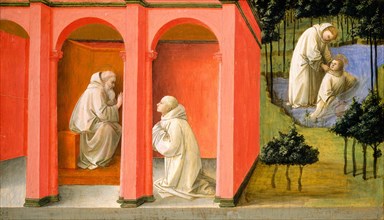 Fra Filippo Lippi, Saint Benedict Orders Saint Maurus to the Rescue of Saint Placidus, Italian, c.