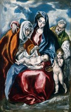 El Greco (Domenikos Theotokopoulos), The Holy Family with Saint Anne and the Infant John the