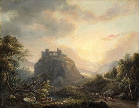 Landscape with a Castle Signed and dated, lower left: "P Sandby RA | [date illeg.]", Paul Sandby,