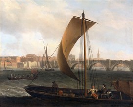 View on the Thames with Westminster Bridge, Samuel Scott, ca. 1702-1772, British