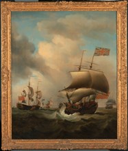 Shipping in a Choppy Sea Signed and dated, lower left: "Scott 17[?]3", Samuel Scott, ca. 1702-1772,