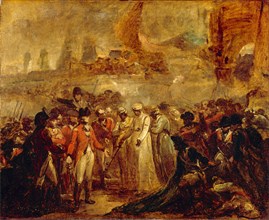 The Surrender of the Two Sons of Tipu Sahib, Sultan of Mysore, to Sir David Baird, Henry Singleton,