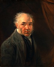 Self-Portrait Signed and dated in ochre brown paint, lower right: "JWARD [in monogram] R.A | 1830",