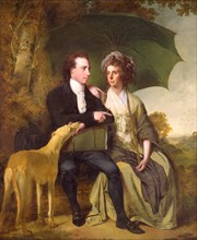 The Rev. and Mrs. Thomas Gisborne, of Yoxhall Lodge, Leicestershire Signed and dated in black