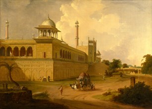 Jami Masjid, Delhi India Signed and dated in lower left: "T. DANIELL 1811", Thomas Daniell,