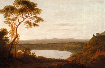 Lake Albano, Joseph Wright of Derby, 1734-1797, British