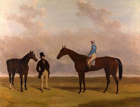 Crucifix' with John Day Up Crucifix, Winner of the oaks 1840, with John Barham Day Up, Harry Hall,