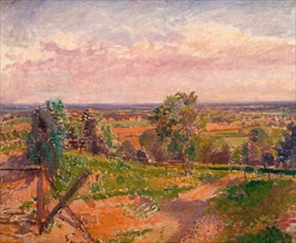 An Extensive Landscape in Yorkshire, Spencer Frederick Gore, 1878-1914, British