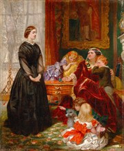 The Governess, Emily Mary Osborn, 1834-1925, British