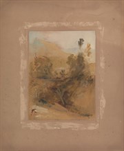 Upright Landscape, unknown artist, 19th century, British