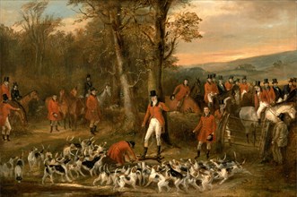 The Berkeley Hunt, 1842: The Death Signed and dated, lower right: "F. C. Turner | 1842", Francis