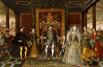 An Allegory of the Tudor Succession: The Family of Henry VIII Allegory of the Tudor Succession (The