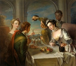 The Sense of Taste, Philippe Mercier, 1689 or 1691-1760, Franco-German