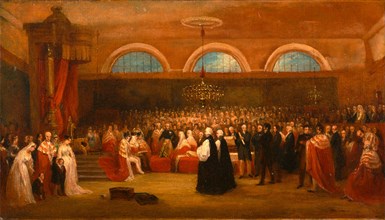 The Passing of the Great Emancipation Act, George Jones, 1786-1869, British