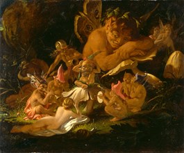 Puck and Fairies, from "A Midsummer Night's Dream" Elves and Fairies - "A Midsummer Night's Dream",