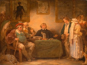 The Seven Ages of Man: The Justice, 'As You Like It,' II, vii, Robert Smirke, 1752-1845, British