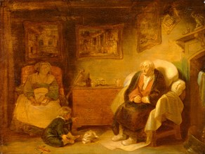 The Seven Ages of Man: Second Childishness, 'As You Like It,' II, vii, Robert Smirke, 1752-1845,