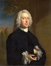 An Unknown Man in Black, Joseph Highmore, 1692-1780, British