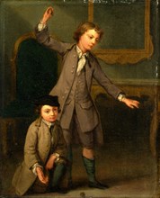 Portrait of Two Boys, probably Joseph and John Joseph Nollekens Two Boys of the Nollekens Family,
