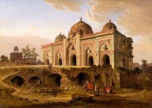 The Kila Kona Masjid, Purana Qila, Delhi, India, Robert Smith, 1787-1873, British