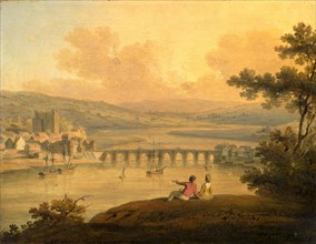 Rochester Inscribed in black paint, lower right: "View of Rochester | [...]" Signed and dated in