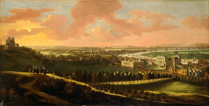 Greenwich, with London in the distance View of London from Greenwich Hill, unknown artist, 17th