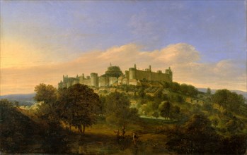 Windsor Castle from the South, unknown artist, 17th century, British