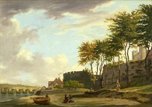 The Medway at Rochester, Francis Wheatley, 1747-1801, British