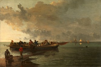 A Barge with a Wounded Soldier, John Crome, 1768-1821, British