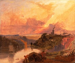 The Avon Gorge at Sunset, Francis Danby, 1793-1861, British