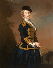 Portrait of a Young Woman of the Fortesque Family of Devon Portrait of Nancy Fortescue, wearing a