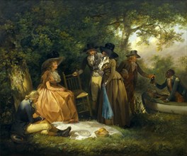 The Anglers' Repast A Luncheon Party, George Morland, 1763-1804, British